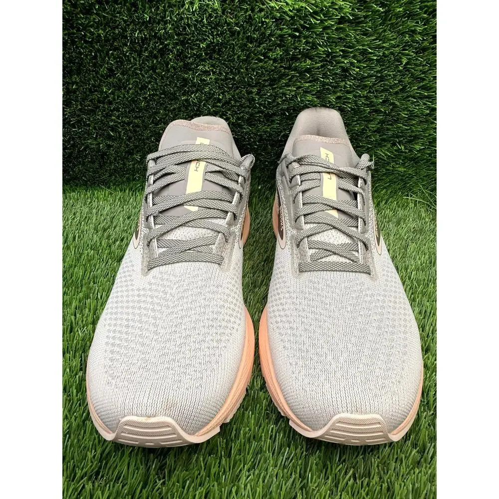 Brooks Launch 10 1203981B179 Athletic Sneaker Womens 10.5B Gray Knit Gym Jogging